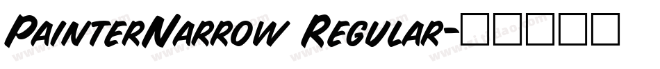 PainterNarrow Regular字体转换